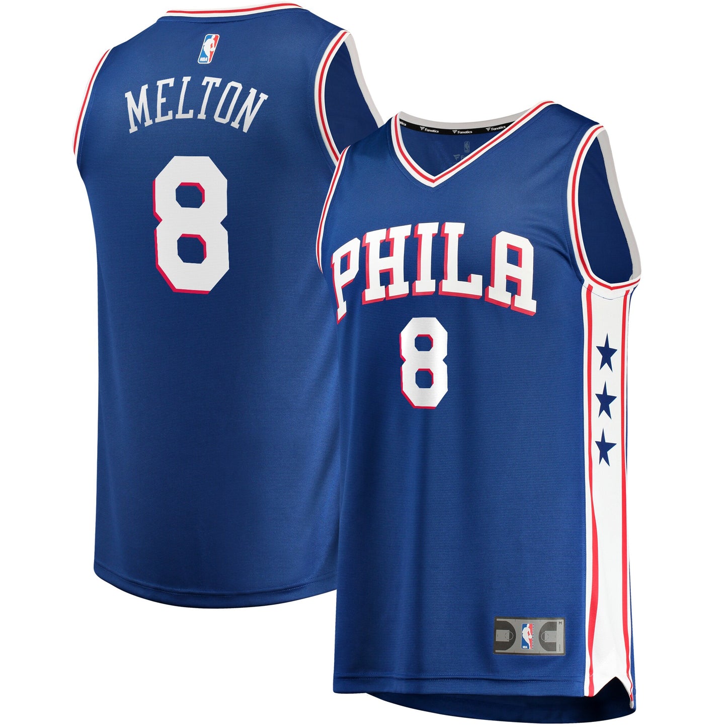 De'Anthony Melton Philadelphia 76ers Fanatics Branded Fast Break Replica Jersey - Icon Edition - Royal