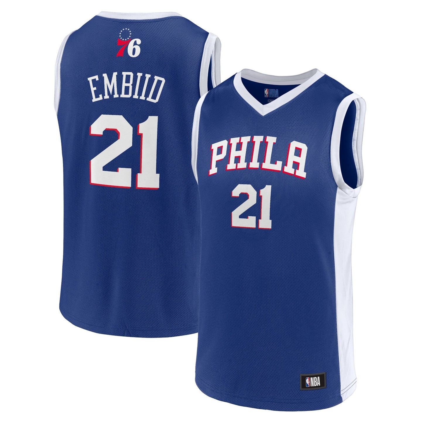Men's Joel Embiid Royal Philadelphia 76ers Player Jersey
