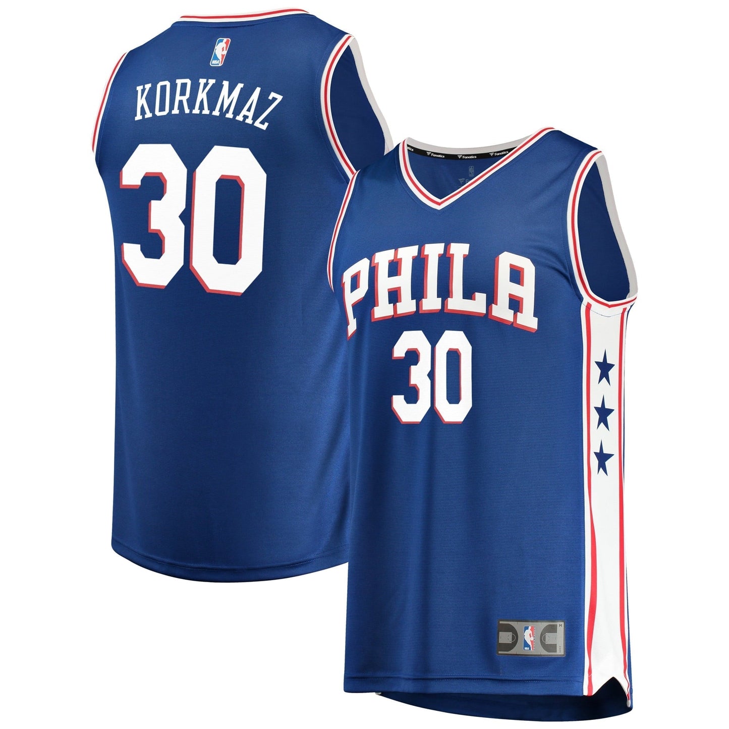 Men's Fanatics Branded Furkan Korkmaz Royal Philadelphia 76ers Fast Break Replica Player Jersey - Icon Edition