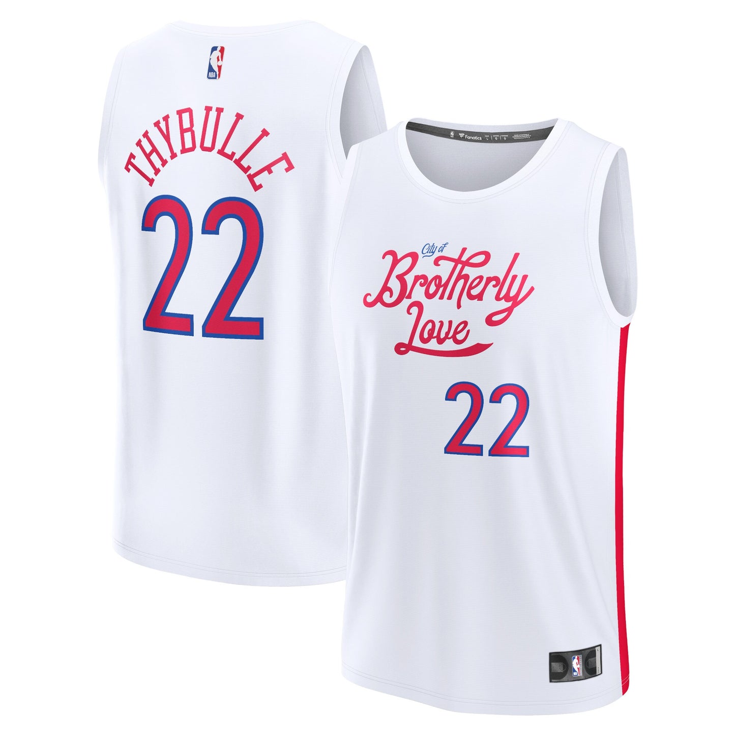 Matisse Thybulle Philadelphia 76ers Fanatics Branded 2022/23 Fastbreak Jersey - City Edition - White
